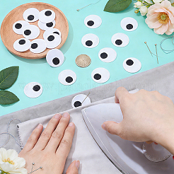 20Pcs Eyes Polyester Embroidery Iron on/Sew on Patches&nbsp;DIY-PH0036-61B-02