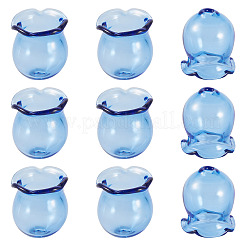 10Pcs Glass Bead Caps for Wind Chimes Making&nbsp;GLAA-BY0001-05H