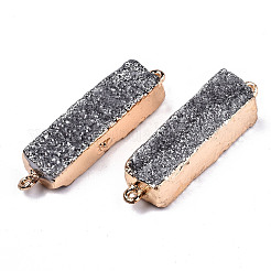 Natural Druzy Agate Links Connectors&nbsp;G-T131-89D