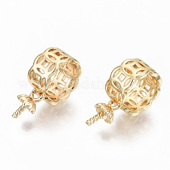 Hollwo Brass Peg Bails Beads&nbsp;KK-S356-124G-NF