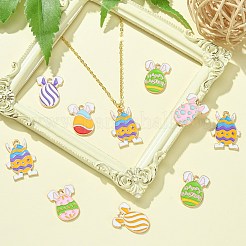 35Pcs 7 Style Easter Theme Alloy Enamel Pendants&nbsp;ENAM-CJ0005-67