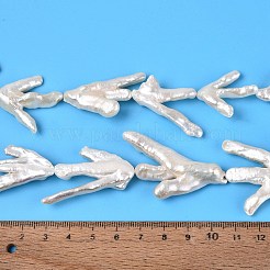 Natural Baroque Keshi Pearl Beads Strands&nbsp;PEAR-S020-Y03