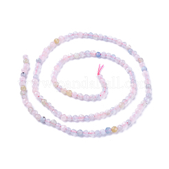 Natural Morganite Beads Strands&nbsp;G-F619-08-3mm