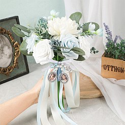 DIY Blank Oval Alloy Brooches with Imitation Pearl Making Kit&nbsp;PALLOY-AB00264