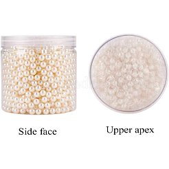ABS Plastic Imitation Pearl Round Beads&nbsp;PH-MACR-F033-8mm-22