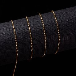 Handmade Ion Plating(IP) 304 Stainless Steel Ball Chains&nbsp;STAS-F136-15G-10m