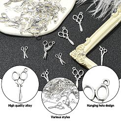 40Pcs 4 Styles Tibetan Style Alloy Pendants&nbsp;TIBEP-YW0001-93