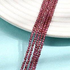 Natural Garnet Beads Strands&nbsp;G-N0213-04-2mm