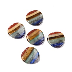 7 Chakra Heart Thumb Worry Stone for Anxiety Therapy&nbsp;G-G864-21