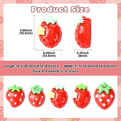100Pcs 5 Styles Opaque Resin Cabochons&nbsp;CRES-CJ0001-89
