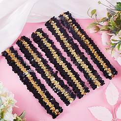 10Pcs Wide Stretch Sparkling Headband&nbsp;MRMJ-GF0001-45D