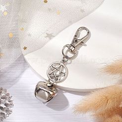 Iron Bell Pendant Decoration&nbsp;HJEW-JM02276-03