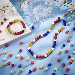 240Pcs 8 Styles Pave Disco Ball Beads&nbsp;FIND-PH0022-20