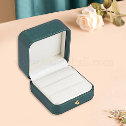 PU Leather Ring Boxes&nbsp;LBOX-CL0001-05