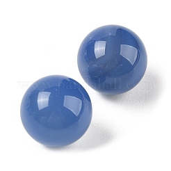 天然ブルーアゲート 穴なし球形ビーズ  ラウンド  染め＆加熱  16mm&nbsp;G-K353-04D-30