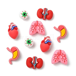 10Pcs 5 Styles Silicone Focal Beads&nbsp;SIL-CJ0003-23