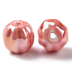 Handmade Pearlized Porcelain Beads&nbsp;X1-PORC-G010-01F