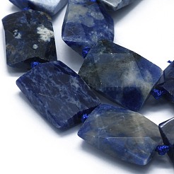 Natural Sodalite Beads Strands&nbsp;G-F655-06