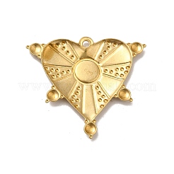 Brass Pendant Cabochon Settings&nbsp;KK-G441-03G