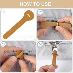 24Pcs 4 Colors PVC Zipper Pull Tabs&nbsp;PVC-GF0001-02B-02