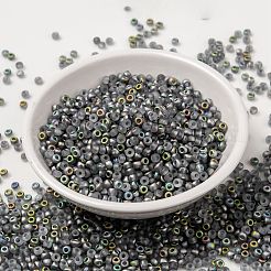 MIYUKIラウンドロカイユビーズ  日本製シードビーズ  （rr4557) vitrailマット  8/0  3mm  穴：1mm  約422~455PCS /ボトル  10 G /ボトル&nbsp;SEED-JP0009-RR4557