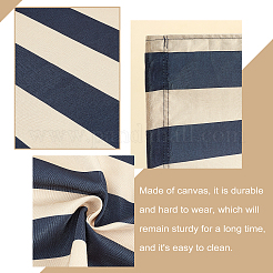 Stripe Pattern Canvas Cloth Chair Replacement&nbsp;DIY-WH0283-63A