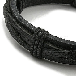 Adjustable PU Leather Waxed Cord Bracelets&nbsp;BJEW-F468-13