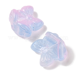 Transparent Spray Paint Glass Beads&nbsp;GLAA-Z011-06C
