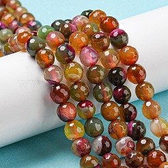 Natural Agate Beads Strands&nbsp;X-G-C082-A01-01