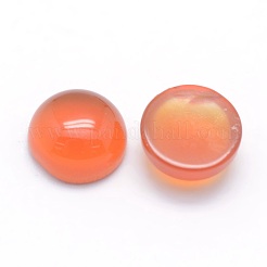 Natural Carnelian Cabochons&nbsp;G-P393-R18-6mm