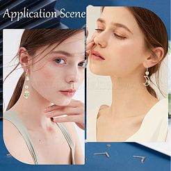 30pcs Brass Stud Earring Findings&nbsp;KK-CN0002-05