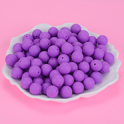 Round Silicone Focal Beads&nbsp;SI-JX0046A-04