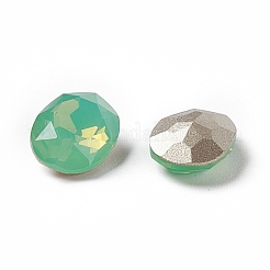 Opal Style Eletroplate K9 Glass Rhinestone Cabochons&nbsp;RGLA-J020-B-NC