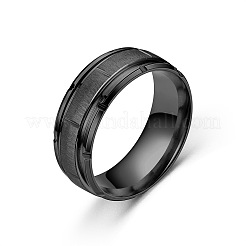 ユニセックスのステンレス製指輪201個  ブラック  usサイズ11（20.6mm）&nbsp;WG511F1-09