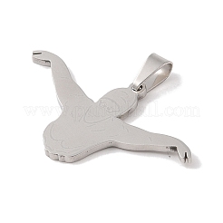 Non-Tarnish 201 Stainless Steel Pendants&nbsp;STAS-A094-05C-P
