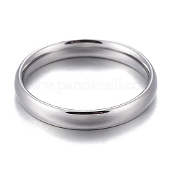 変色しない304ステンレススチールのフラットプレーンバンドリング  ステンレス鋼色  サイズ5~12  内径：15~22mm  3mm&nbsp;STAS-I160-D-P