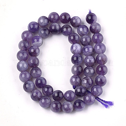 Natural Amethyst Beads Strands&nbsp;X-G-S333-8mm-020
