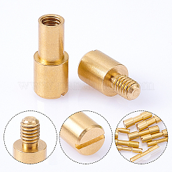 12セット4スタイルの真鍮リベット  コラム  ゴールドカラー  3セット/スタイル&nbsp;FIND-CA0003-49