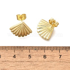Brass Stud Earrings&nbsp;EJEW-B118-04G