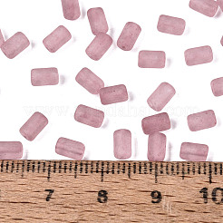 FGB Frosted Transparent Glass Seed Beads&nbsp;SEED-N013-05A-06