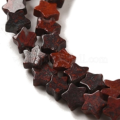Natural Brecciated Jasper Beads Strands&nbsp;G-G085-B40-01