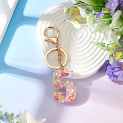 Number 5 Transparent Resin Keychains&nbsp;KEYC-TADJ0001-10E
