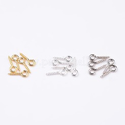 1箱10x4x1色アイアンスクリューアイピンヒートンキャップ  片穴パーツ用  ゴールドカラー  銀とプラチナカラー  2mm  穴：100mm  約の600pcs / centainer  約[1]個/箱&nbsp;IFIN-JP0001-02