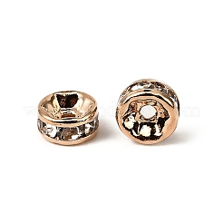 Brass Rhinestone Spacer Beads&nbsp;RB-A014-Z6mm-01LG-NF