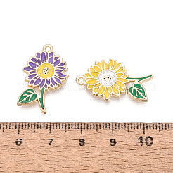 Alloy Enamel Pendants&nbsp;ENAM-T024-32M-G