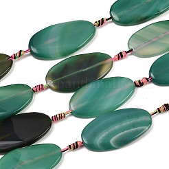 Natural Banded Agate Beads Strands&nbsp;G-F825-H01-02B