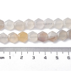 Natural White Agate Beads Strands&nbsp;G-K359-C07-01