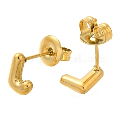 304 Stainless Steel Stud Earrings&nbsp;EJEW-I316-01G-L