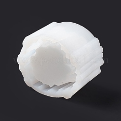 DIY 3D クリスタル クラスター キャンドル ホルダー シリコン型  灰皿金型  貯蔵型  ホワイト  84x76x58mm  内径：70x64.5mm&nbsp;DIY-C066-01