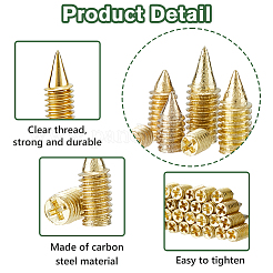 平鋼ネジ420本  鉄製マイナスドライバー1本  プラスチック製ハンドル付き  ゴールドカラー  3~8x2~3.5mm&nbsp;FIND-HS0002-26G